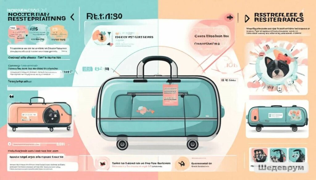 Airline pet carrier size requirements infographic