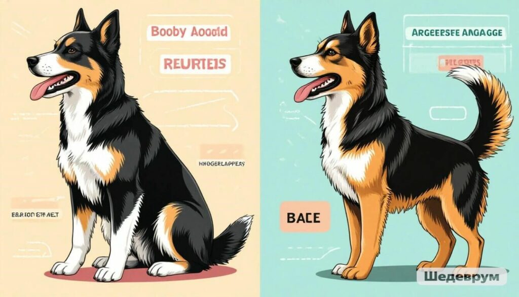 Dog body language chart for understanding aggression and anxiety
