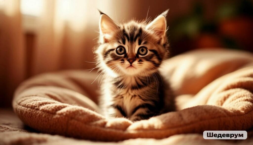 Kitten care guide 2026 with adorable kitten in cozy bed