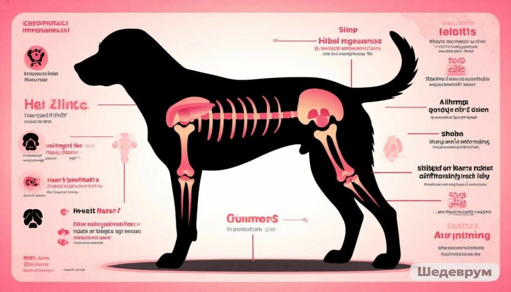 Signs of canine arthritis infographic