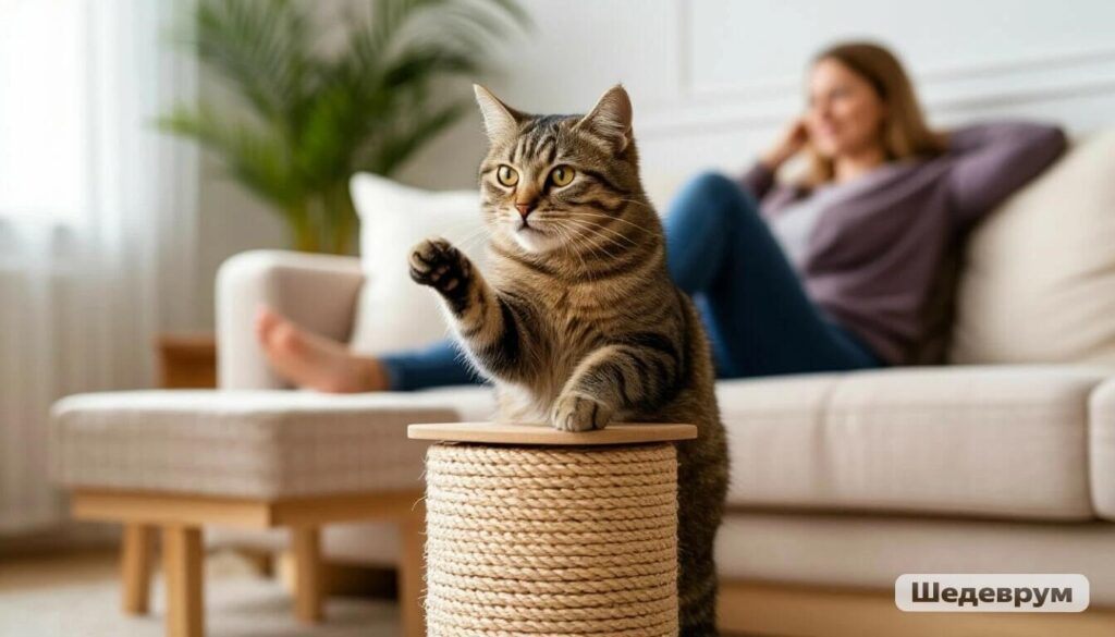 Stop cat scratching furniture 2026 – cat using scratching post instead of sofa