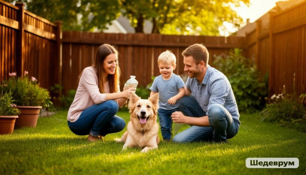 Dog breed selector 2026 guide with happy family and dog