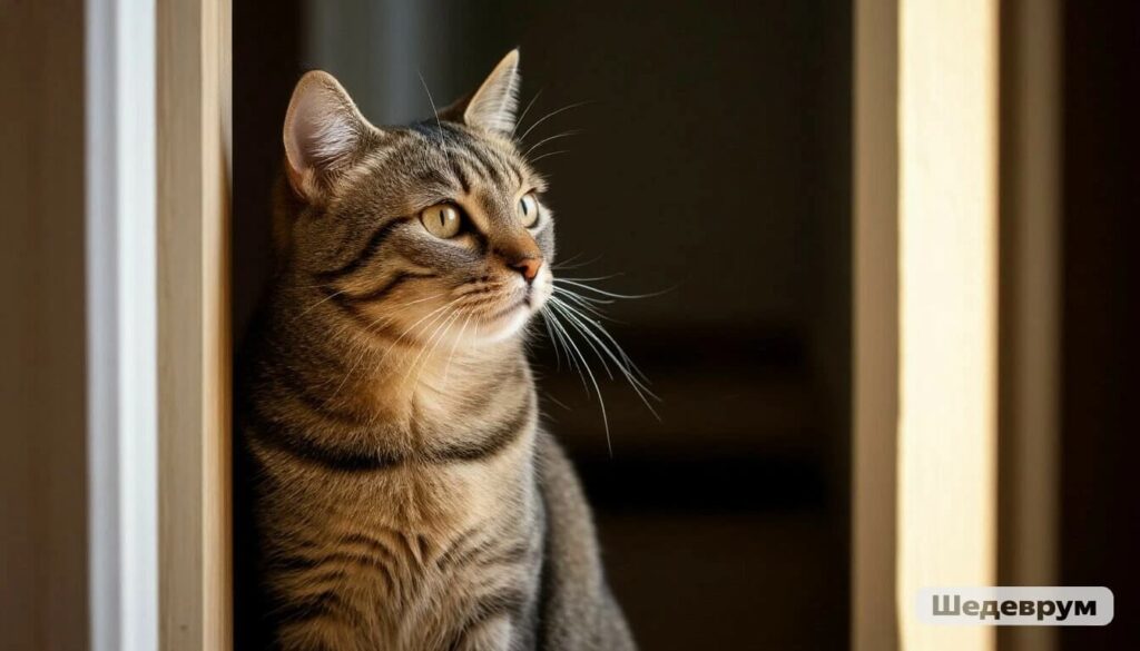 Separation anxiety in cats 2026 guide with anxious cat at door